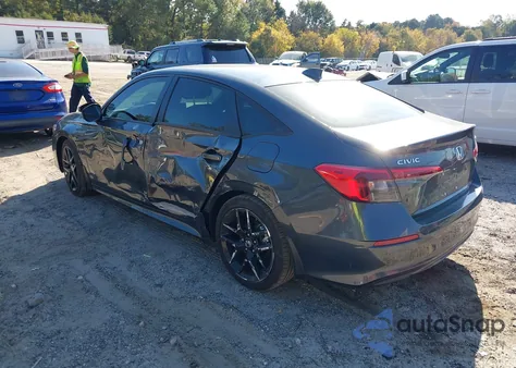 2024 Honda Civic Sport z USA, uszkodzony, nr VIN 2HGFE2F58RH556366